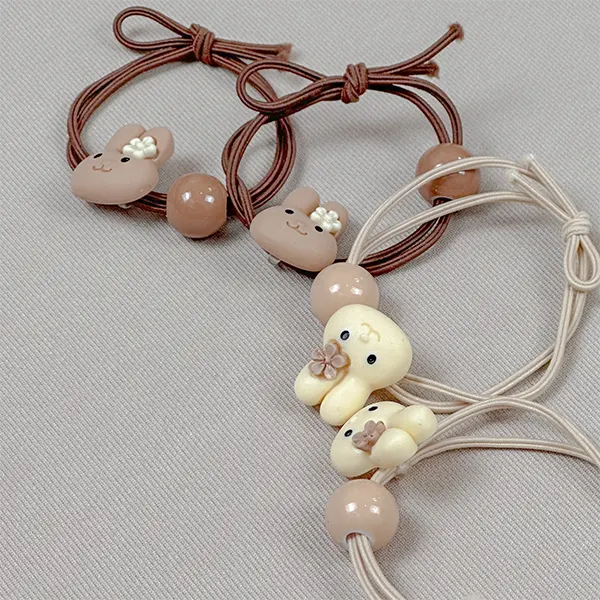 کش کرم قهوه ای 2 عددی عروسکی کد135