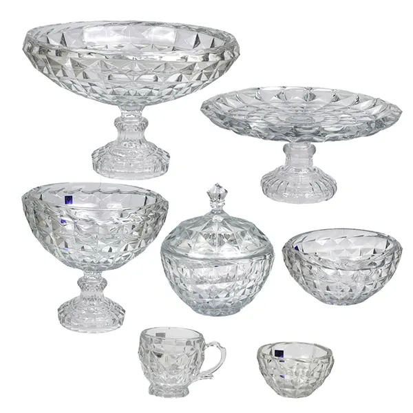 شیرینی خوری پایه دار اکوامارین 71700