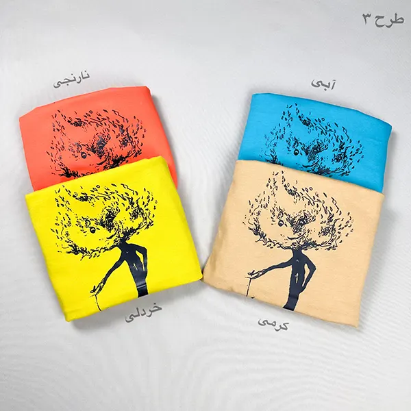 لانگ رنگی سوپر پنبه گراماتن - طرح 3