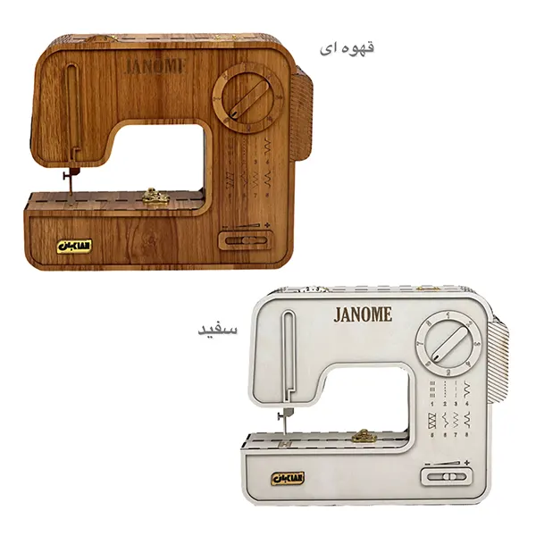 جعبه نخ سوزن مدل چرخ خیاطی با لوازم