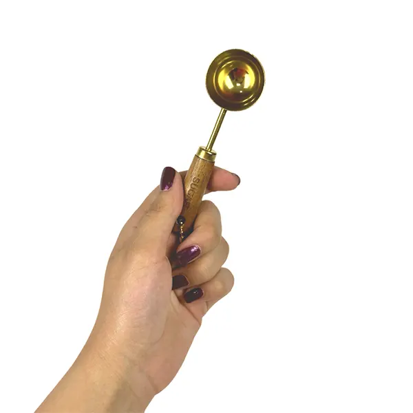پیمانه دسته چوبی قهوه کد 243