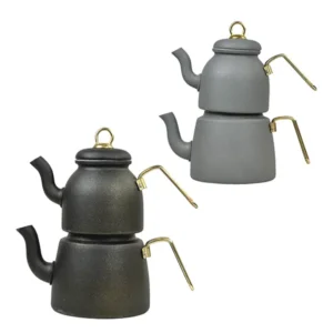 کتری قوری دسته بغل لعابی
