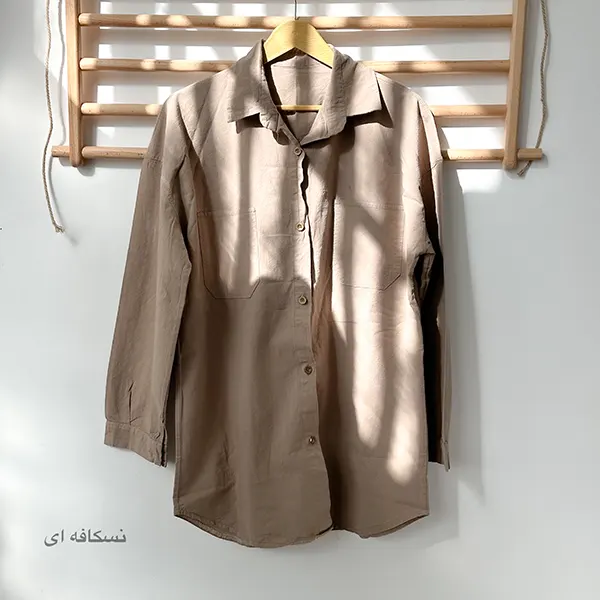 شومیز کتان رنگی