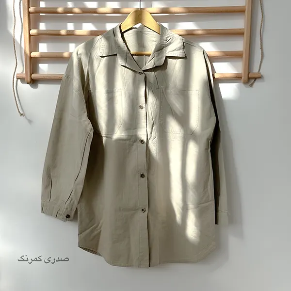 شومیز کتان رنگی