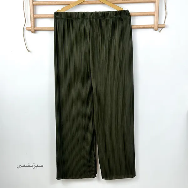 شلوار پلیسه ای رنگی
