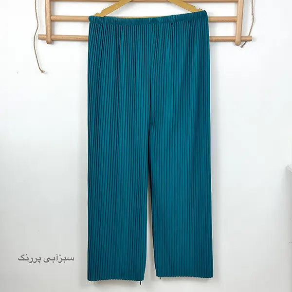 شلوار پلیسه ای رنگی