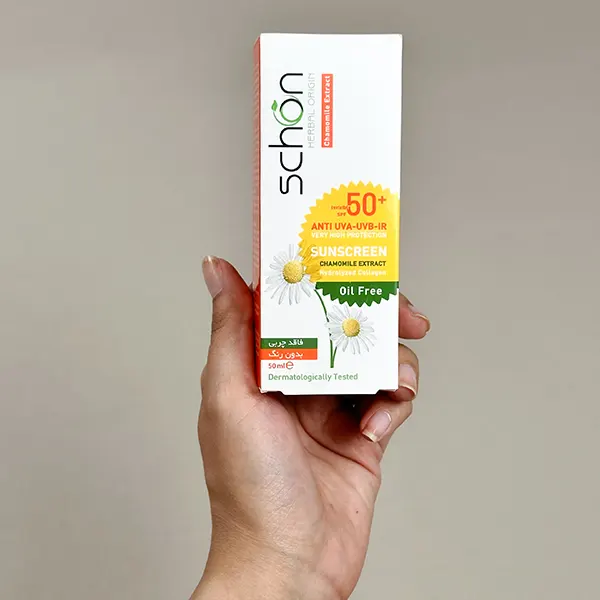 کرم محافظ آفتاب SPF50 فاقد چربی بی رنگ شون