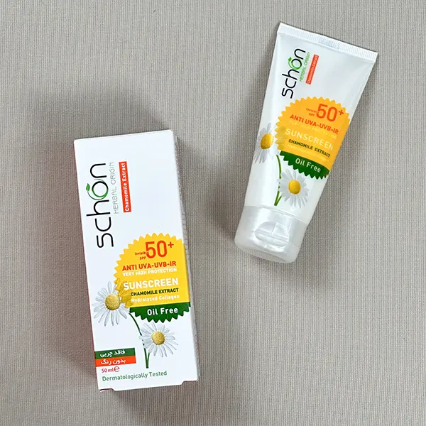 کرم محافظ آفتاب SPF50 فاقد چربی بی رنگ شون