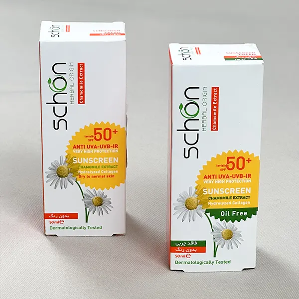 کرم محافظ آفتاب SPF50 فاقد چربی بی رنگ شون