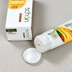 تصویر کوچک کرم محافظ آفتاب SPF50 فاقد چربی رنگی بژ شون