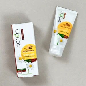 کرم محافظ آفتاب SPF50 فاقد چربی رنگی بژ شون