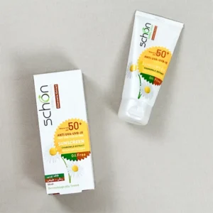 کرم محافظ آفتاب SPF50 فاقد چربی رنگی شون