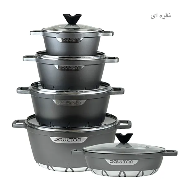 سرویس قابلمه چدن دالتون 10 پارچه مدل A