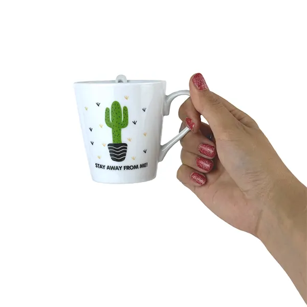 ماگ قاشق دار smile cup