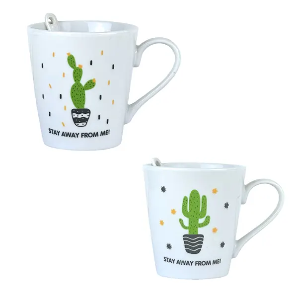 ماگ قاشق دار smile cup