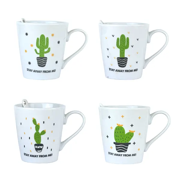 ماگ قاشق دار smile cup