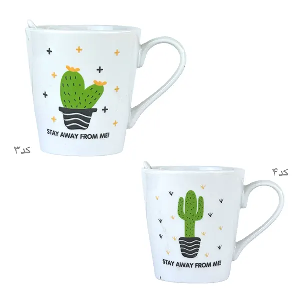 ماگ قاشق دار smile cup