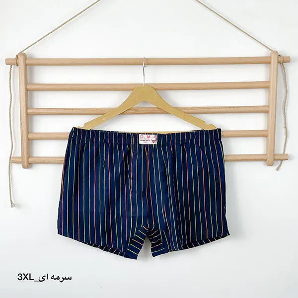 شورت نیم پا راه راه 3XL