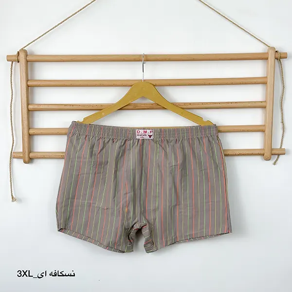 شورت نیم پا راه راه 3XL