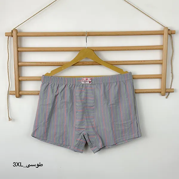 شورت نیم پا راه راه 3XL