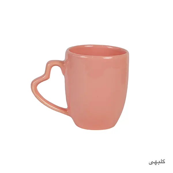 ماگ سرامیکی دسته قلبی