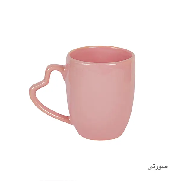 ماگ سرامیکی دسته قلبی