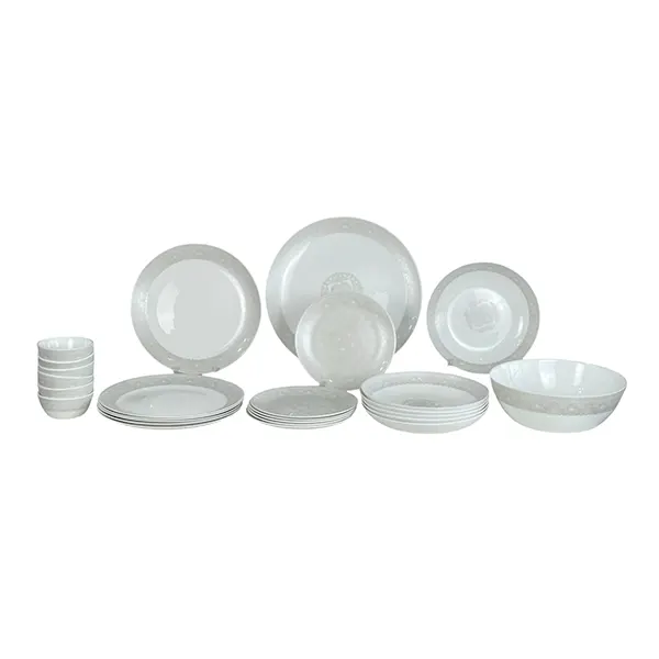 سرویس 26 پارچه آرکوپال گرد کلاسیک آدنا فیروزه ای