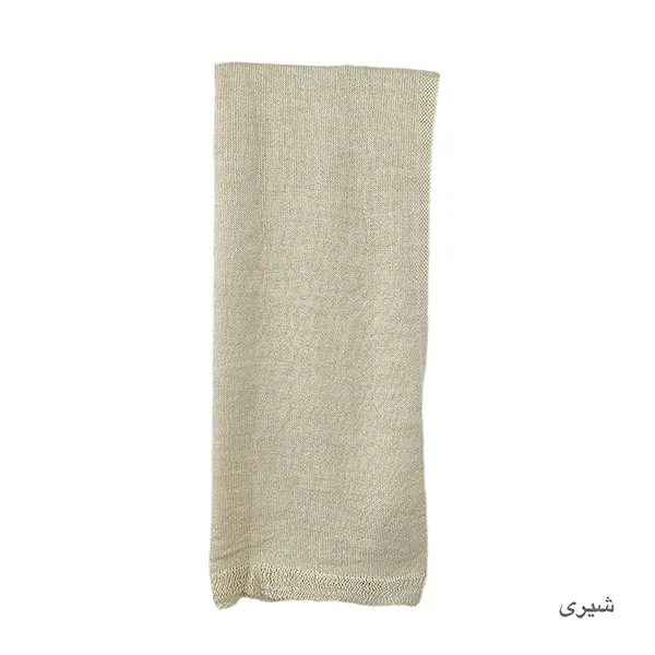 شال بافت ساده رنگی