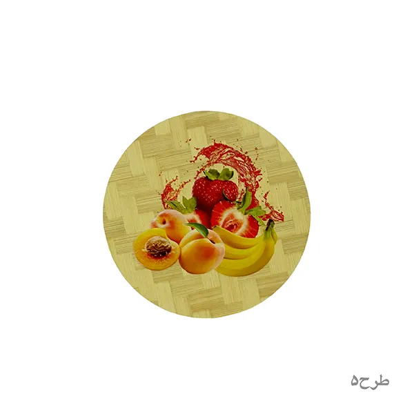 زیر دیگی چوبی عکسدار