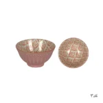 تصویر کوچک پیاله چینی ترشی طرح دار رنگی