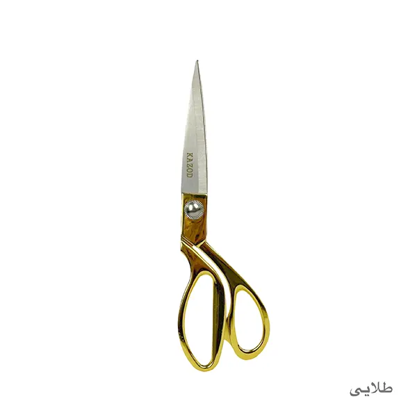 قیچی خیاطی حرفه ای طلایی استیل
