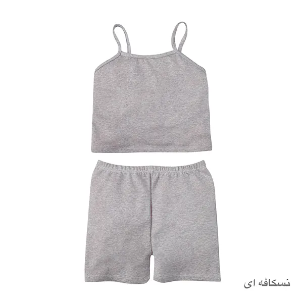 لباس خواب دو تکه ملانژ
