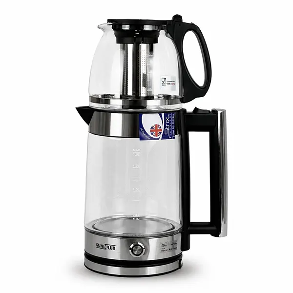 چایساز روهمی پیرکس قطع کن دار SUNLUX TM -1800S