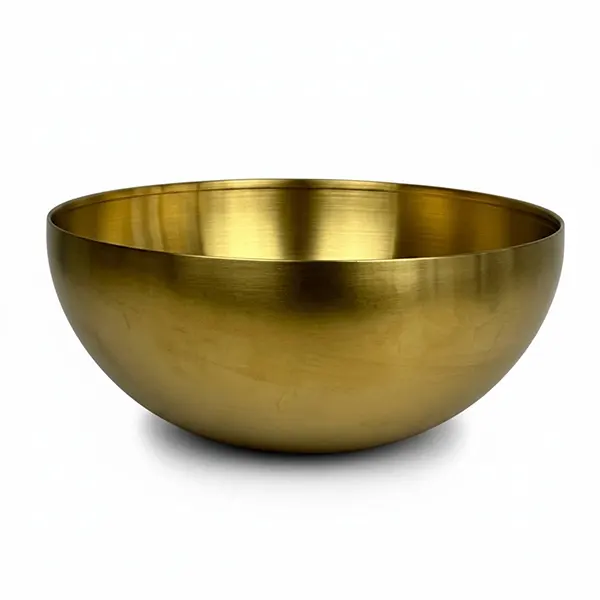 کاسه استیل طلایی25 سانت کد 8876