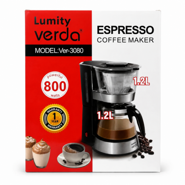قهوه ساز استیل Verda لیتر 1.2