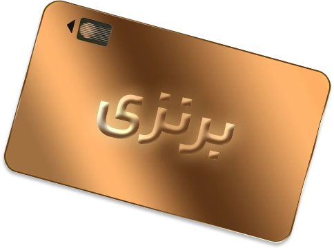 کارت سطح برنزی باشگاه مشتریان بخشی