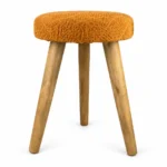 تصویر کوچک پاف چوبی سه پایه لمسه