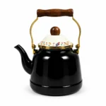 تصویر کوچک کتری قوری لعابی طرحدار