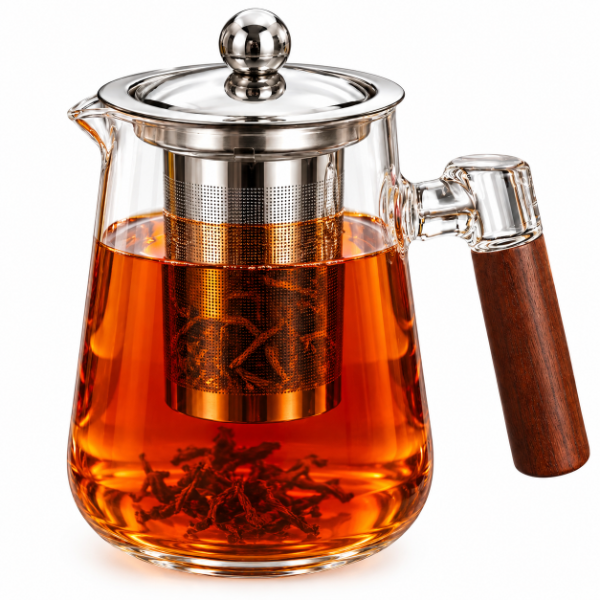 قوری پیرکس 1000 میل دسته چوبی