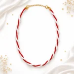 تصویر کوچک گردنبند پیچی دو لاین